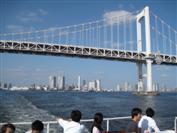 The Rainbow Bridge in Tokyo