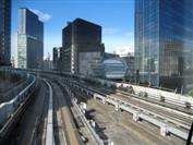 The Rainbow Bridge in Tokyo